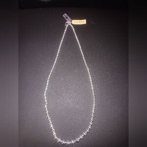 Ralph Lauren Silver Beaded Necklace